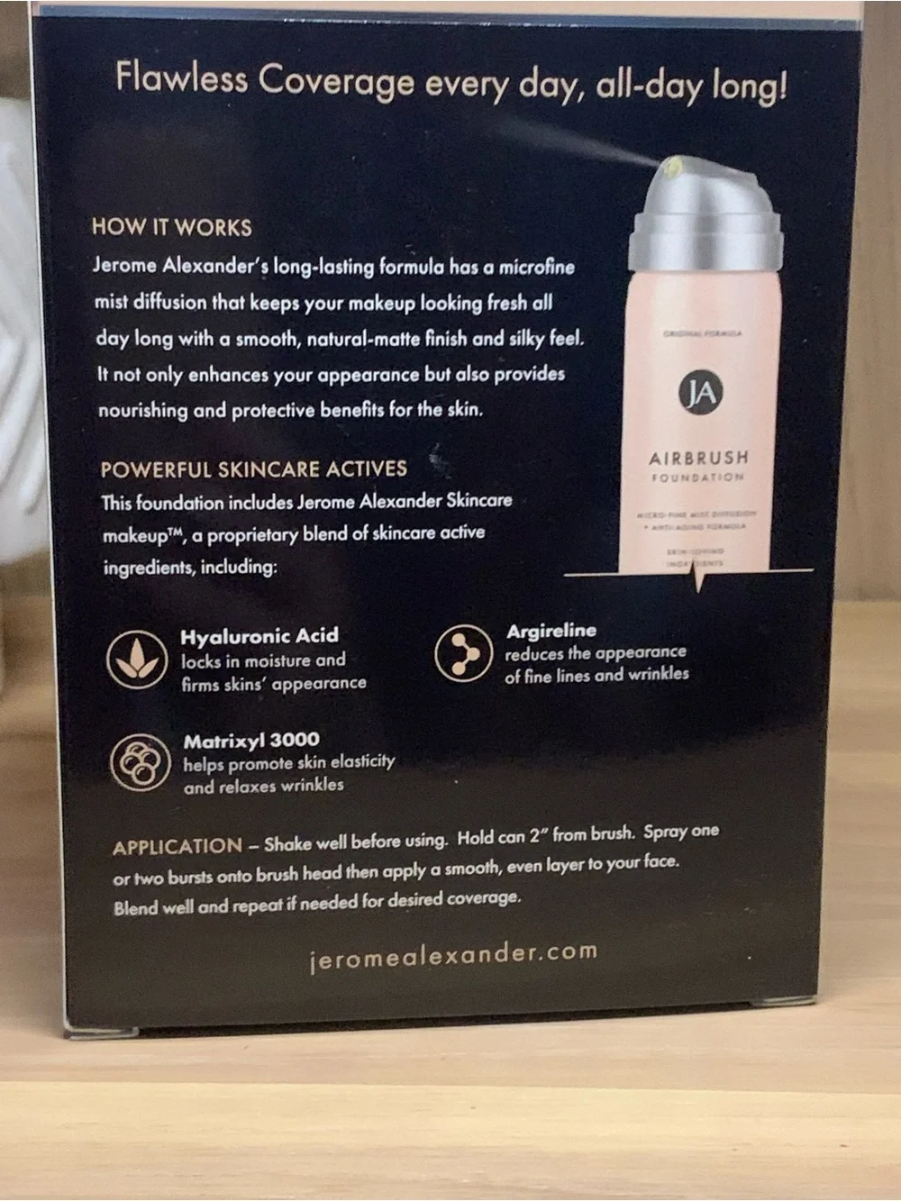 Jerome Alexander Airbrush Foundation Kit- Warm Med